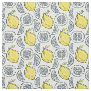 Lemon Pattern Stoff