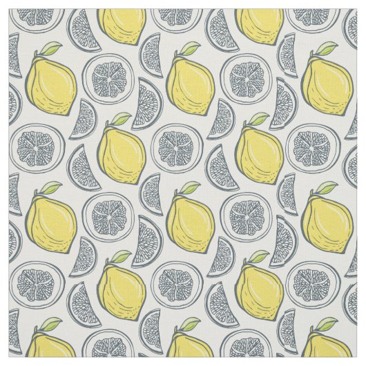 Lemon Pattern Stoff (Muster)