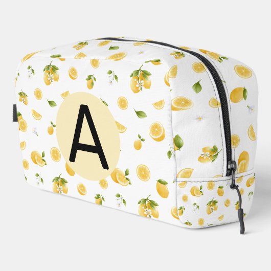 Lemon Pattern Waschbeutel (Rechte Ecke)