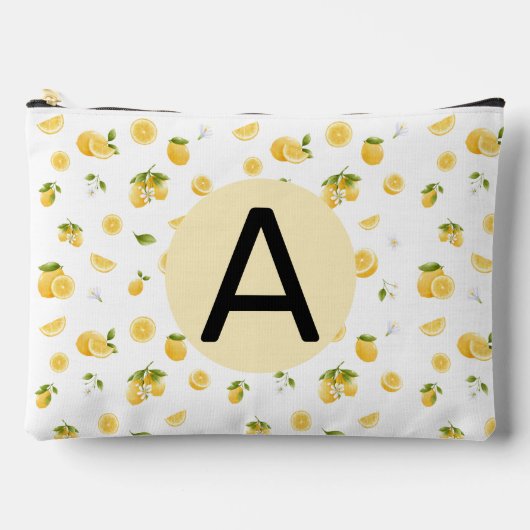 Lemon Pattern Zubehörtasche (Vorderseite)