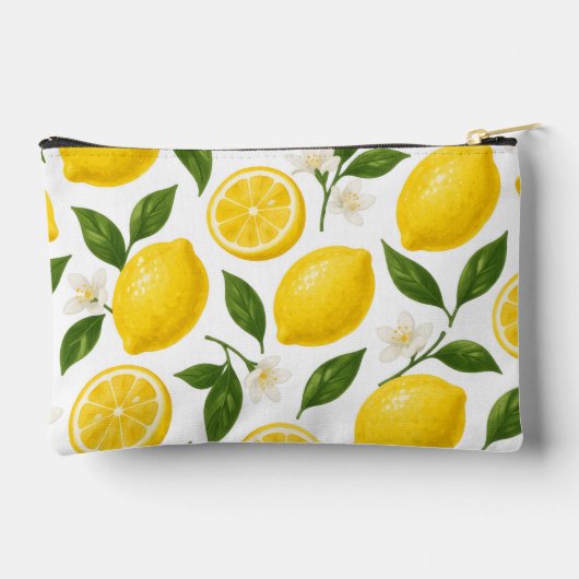 Lemon Pattern Zubehörtasche (Rückseite)
