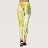 Lemon Peace  Leggings (Rückseite)