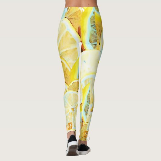 Lemon Peace Leggings (Rückseite)