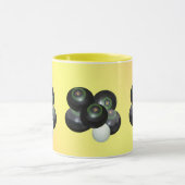 Lemon Peach Lawn Bowls, Kaffee Tasse (Zentrum)