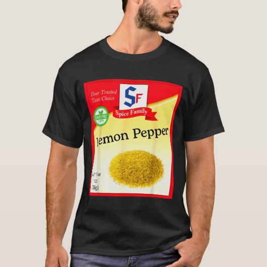 Lemon Pepper Condiment Costume Holiday Sce Costume T-Shirt (Vorderseite)