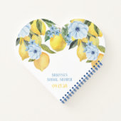 Lemon Personalisiert Advice für Bride Keepake Notizblock (Rückseite)