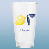 Lemon Personalisiert Glas