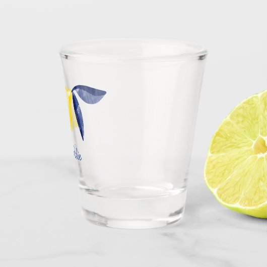 Lemon Personalisiert Individuelle Name Schnapsglas (Rechts)