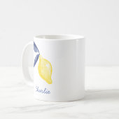 Lemon Personalisiert Kaffeetasse (Vorderseite Links)