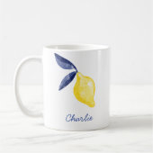Lemon Personalisiert Kaffeetasse (Links)