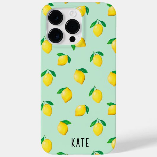Lemon Personalized Case-Mate iPhone Hülle (Rückseite)