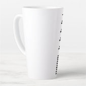 Lemon Pflanze Black Stripes Milchtasse (Linke Ecke)