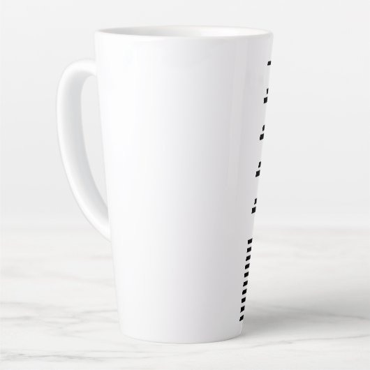 Lemon Pflanze Black Stripes Milchtasse (Linke Ecke)