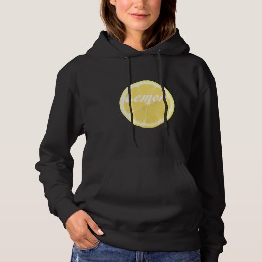 Lemon Photo Hoodie (Vorderseite)