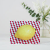 Lemon Picnic Postkarte (Stehend Vorderseite)