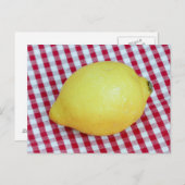 Lemon Picnic Postkarte (Vorne/Hinten)