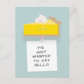 Lemon Pie Hello Postkarte (Vorderseite)