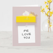 Lemon Pie Karte (Gelbe Blume)