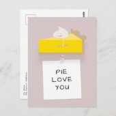 Lemon Pie Postkarte (Vorne/Hinten)