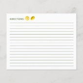 Lemon Pie Recipe (Rückseite)