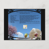 Lemon Pie Rezept Postkarte (Vorderseite)