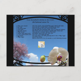 Lemon Pie Rezept Postkarte