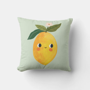 Lemon Pillow - Niedliches Fruit Kinderzimmer & Kid Kissen