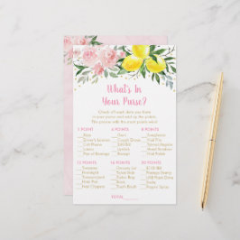 Lemon Pink Gold Floral Was ist in deinem Handspiel