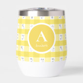 Lemon Plaid Monogram (Vorderseite)