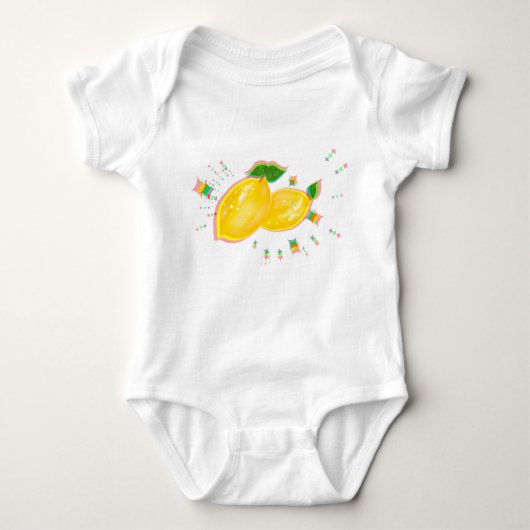Lemon Pop Baby One-Piece Baby Strampler (Vorderseite)