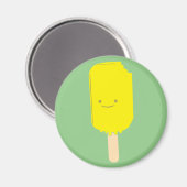 Lemon Popsicle Cartoon Zeichnend Magnet (Vorderseite/Rückseite)