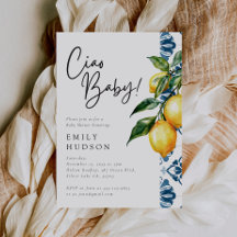 Lemon Positano Italienische Babydusche