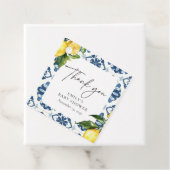 Lemon Positano Italienische Babydusche Geschenkanhänger (Beispiel)