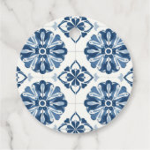 Lemon Positano Italienische Babydusche Geschenkanhänger (Rückseite)