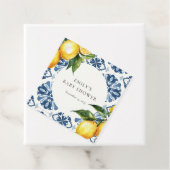 Lemon Positano Italienische Babydusche Geschenkanhänger (Beispiel)