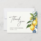 Lemon Positano Italienische Kinderdusche Danke Kar (Vorderseite)