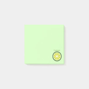 Lemon Post-it Klebezettel