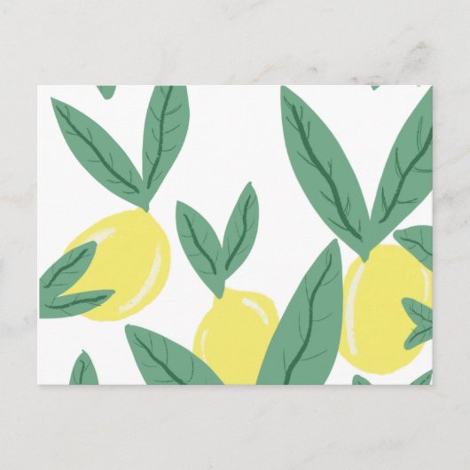 Lemon Postkarte (Vorderseite)