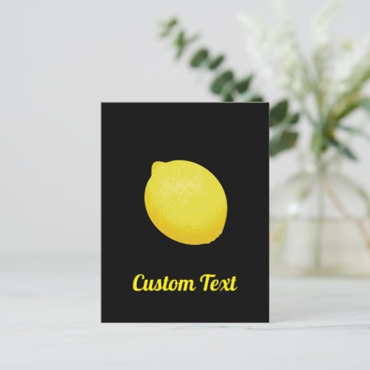 Lemon Postkarte (Stehend Vorderseite)