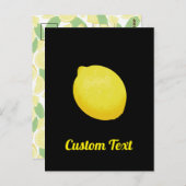 Lemon Postkarte (Vorne/Hinten)