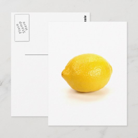 Lemon Postkarte (Vorne/Hinten)