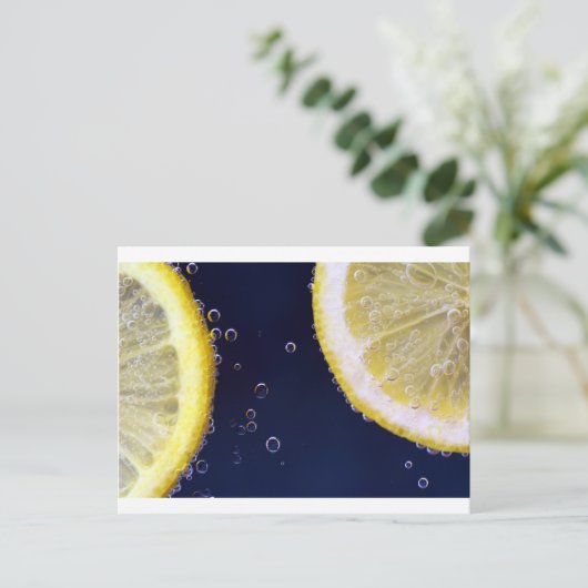 Lemon Postkarte (Stehend Vorderseite)