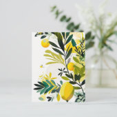 Lemon Postkarte (Stehend Vorderseite)