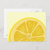 Lemon Postkarte (Vorne/Hinten)