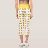 Lemon Print Capri Leggings (Rückseite)