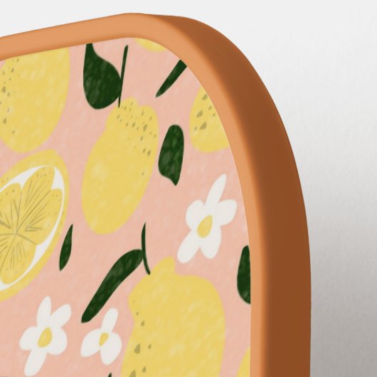 Lemon Print Customized Preppy Pickleball Paddle (Linke Seite)