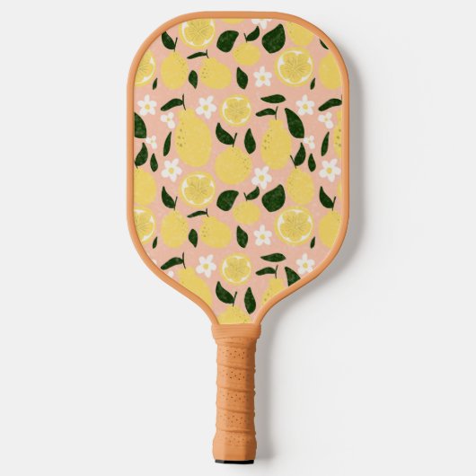 Lemon Print Customized Preppy Pickleball Paddle (Rückseite)