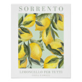 Lemon Print Italian Poster (Vorderseite)