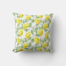 Lemon Print Kissen