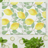 Lemon Print Kitchtuch in Gelb und Grün Küchentuch (Gefaltet)